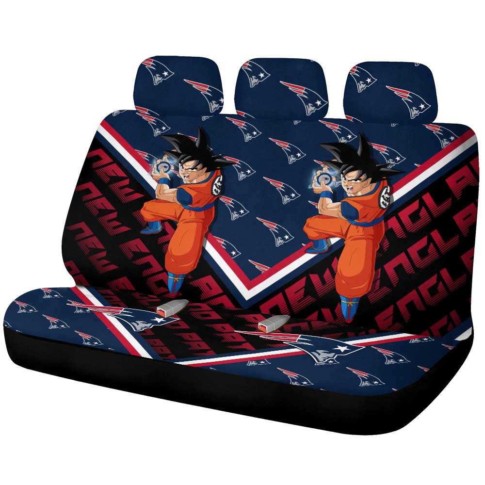 New England Patriots Car Back Seat Covers Custom Car Accessories For Fans - Gearcarcover - 2