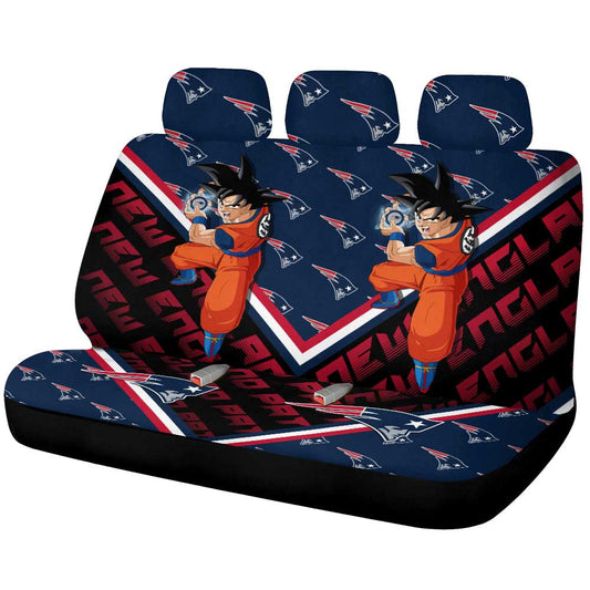 New England Patriots Car Back Seat Covers Custom Car Accessories For Fans - Gearcarcover - 2