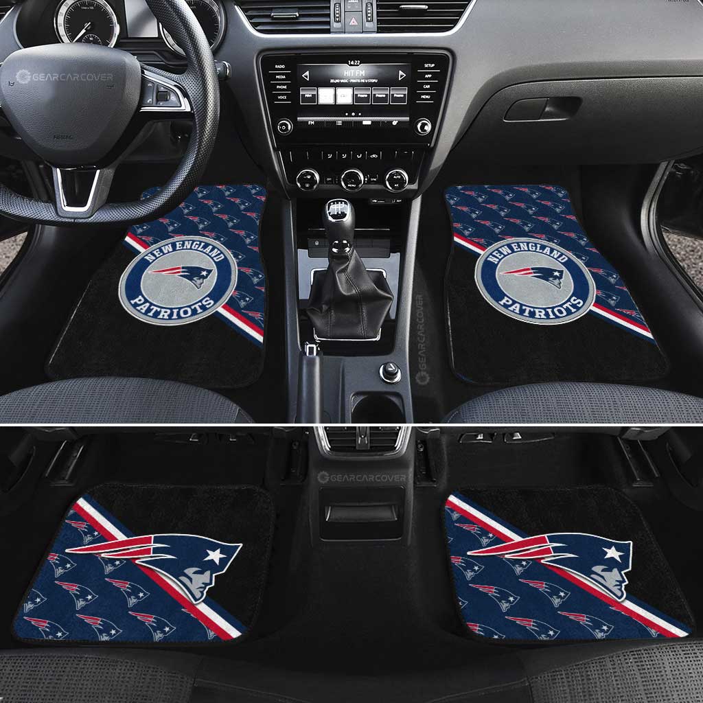 New England Patriots Car Floor Mats Custom Car Accessories For Fans - Gearcarcover - 2