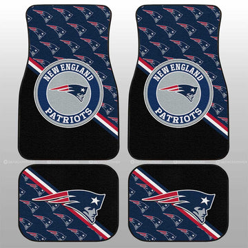 New England Patriots Car Floor Mats Custom Car Accessories For Fans - Gearcarcover - 1