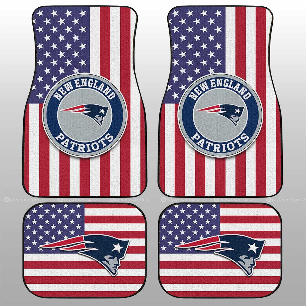 New England Patriots Car Floor Mats Custom Car Decor Accessories - Gearcarcover - 1
