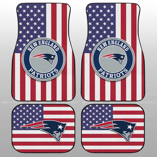 New England Patriots Car Floor Mats Custom Car Decor Accessories - Gearcarcover - 1