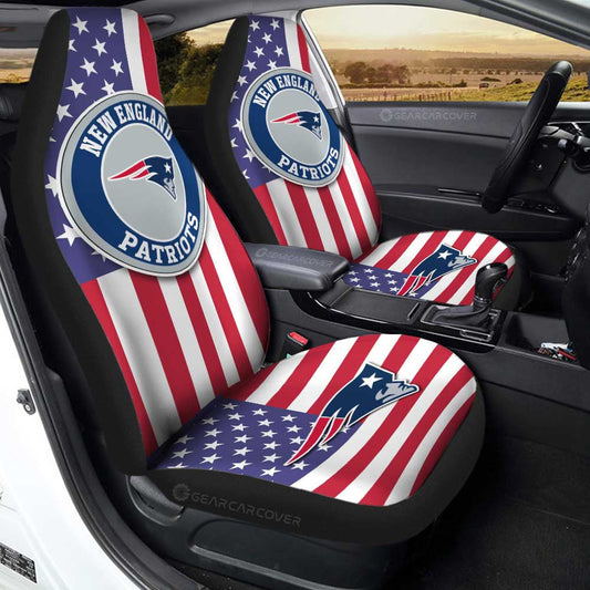 New England Patriots Car Seat Covers Custom Car Decor Accessories - Gearcarcover - 1