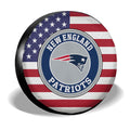 New England Patriots Spare Tire Covers Custom US Flag Style - Gearcarcover - 3