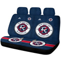 New England Revolution Car Back Seat Covers Custom Car Accessories For Fans - Gearcarcover - 2