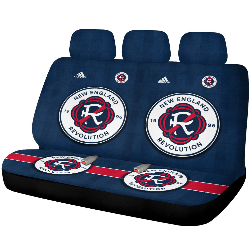 New England Revolution Car Back Seat Covers Custom Car Accessories For Fans - Gearcarcover - 2