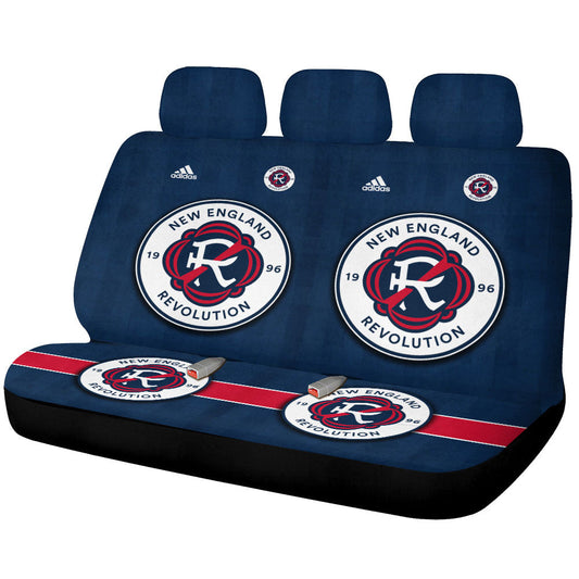 New England Revolution Car Back Seat Covers Custom Car Accessories For Fans - Gearcarcover - 2