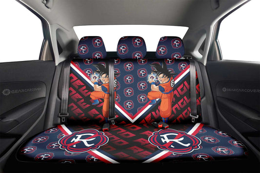 New England Revolution Car Back Seat Covers Custom Car Accessories For Fans - Gearcarcover - 2