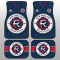 New England Revolution Car Floor Mats Custom Car Accessories For Fans - Gearcarcover - 1