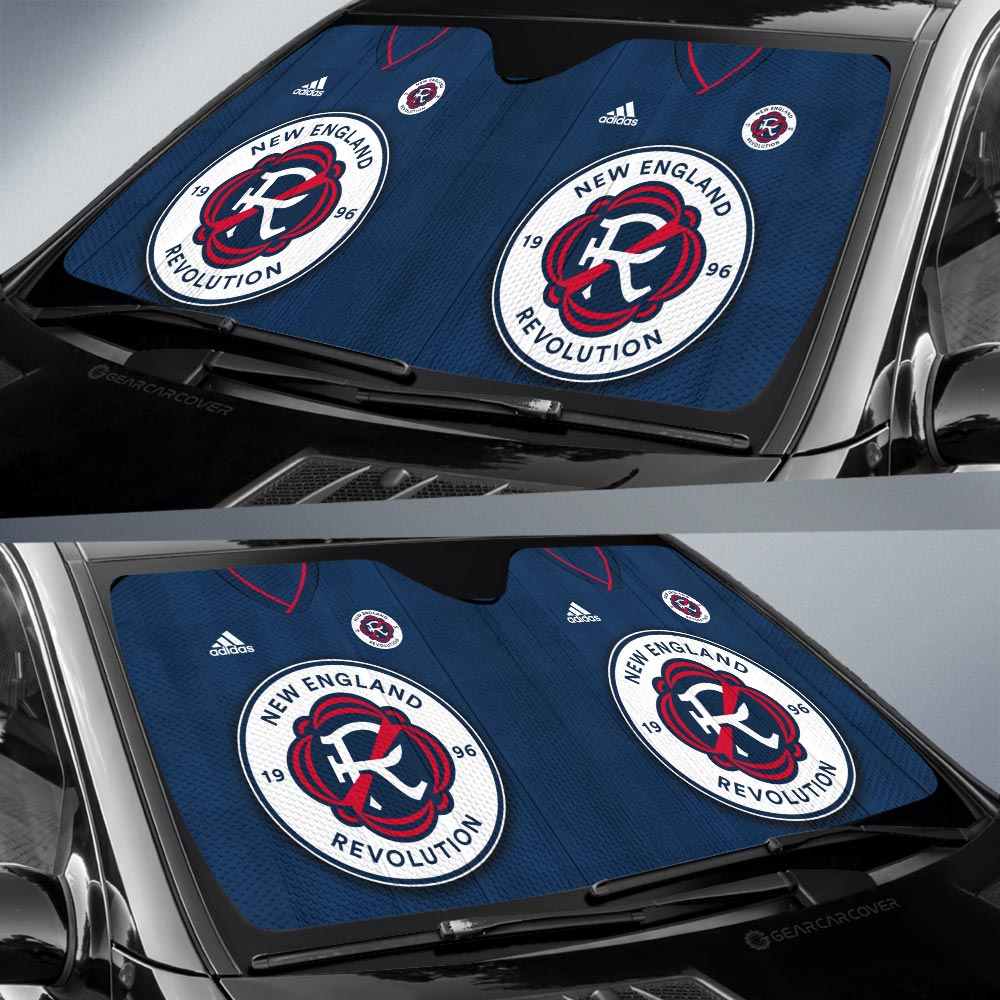 New England Revolution Car Sunshade Custom Car Interior Accessories - Gearcarcover - 2