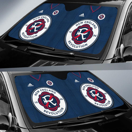 New England Revolution Car Sunshade Custom Car Interior Accessories - Gearcarcover - 2