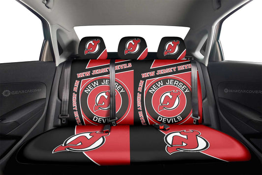 New Jersey Devils Car Back Seat Cover Custom Car Accessories For Fans - Gearcarcover - 2