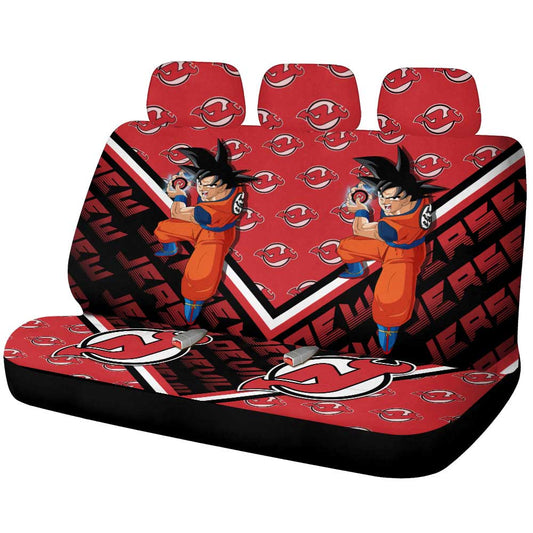 New Jersey Devils Car Back Seat Cover Custom Car Decorations For Fans - Gearcarcover - 1