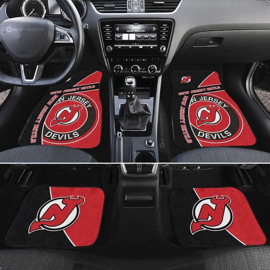 New Jersey Devils Car Floor Mats Custom Car Accessories For Fans - Gearcarcover - 2