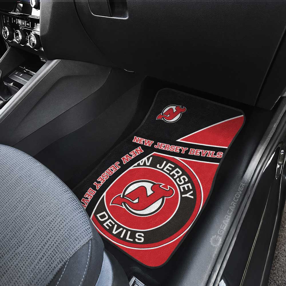 New Jersey Devils Car Floor Mats Custom Car Accessories For Fans - Gearcarcover - 3