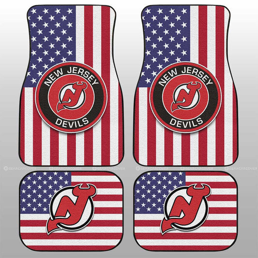 New Jersey Devils Car Floor Mats Custom Car Decor Accessories - Gearcarcover - 1