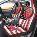 New Jersey Devils Car Seat Covers Custom US Flag Style - Gearcarcover - 2