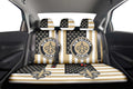 New Orleans Saints Car Back Seat Cover Custom US Flag Style - Gearcarcover - 2