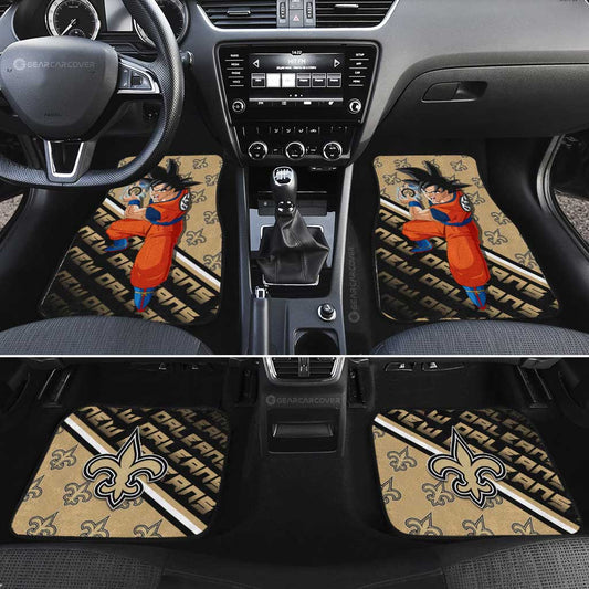 New Orleans Saints Car Floor Mats Custom Car Accessories For Fans - Gearcarcover - 2