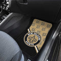 New Orleans Saints Car Floor Mats Custom Car Accessories For Fans - Gearcarcover - 3