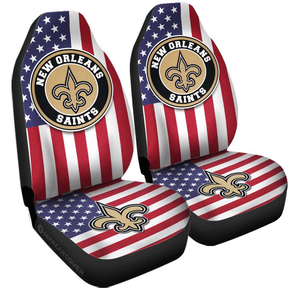 New Orleans Saints Car Seat Covers Custom Car Decor Accessories - Gearcarcover - 3