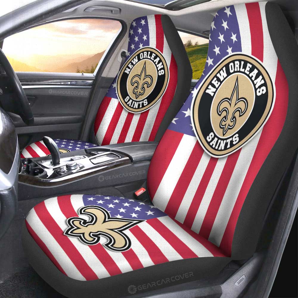 New Orleans Saints Car Seat Covers Custom Car Decor Accessories - Gearcarcover - 2