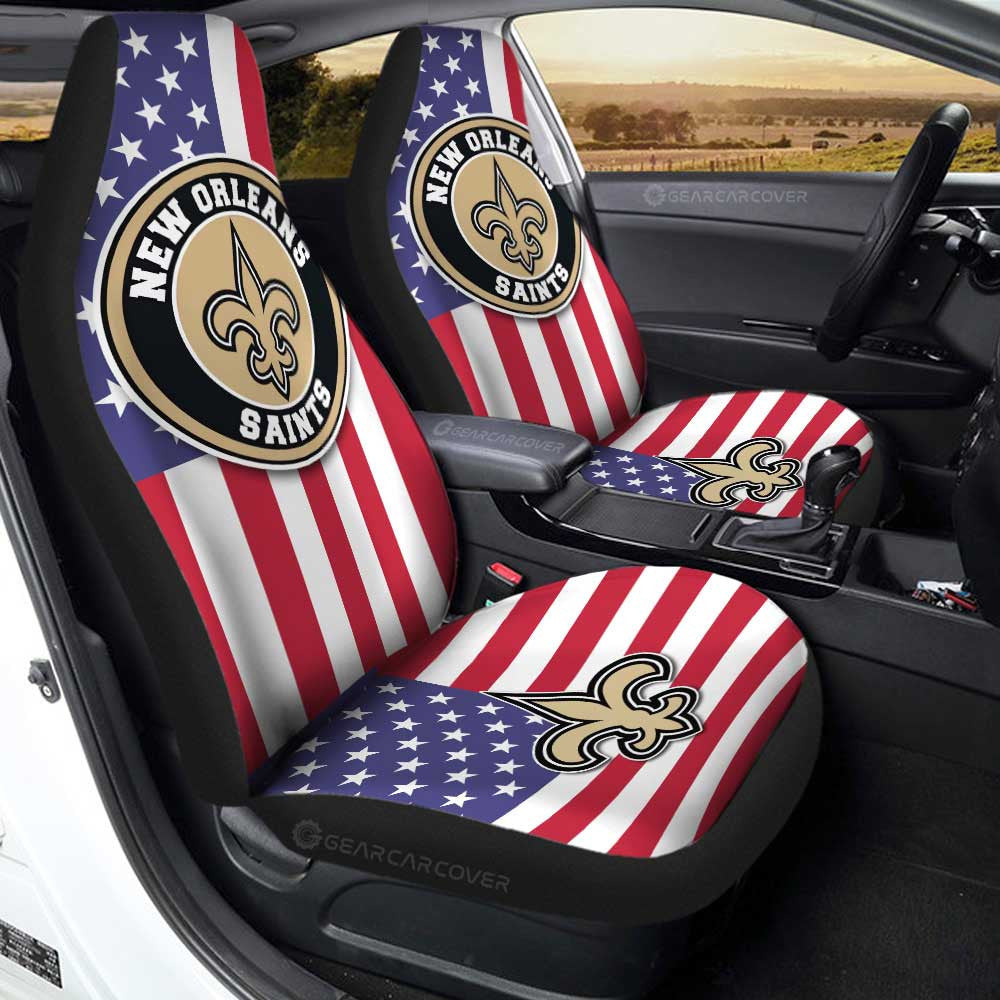 New Orleans Saints Car Seat Covers Custom Car Decor Accessories - Gearcarcover - 1