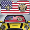 New Orleans Saints Car Sunshade Custom Car Decor Accessories - Gearcarcover - 1
