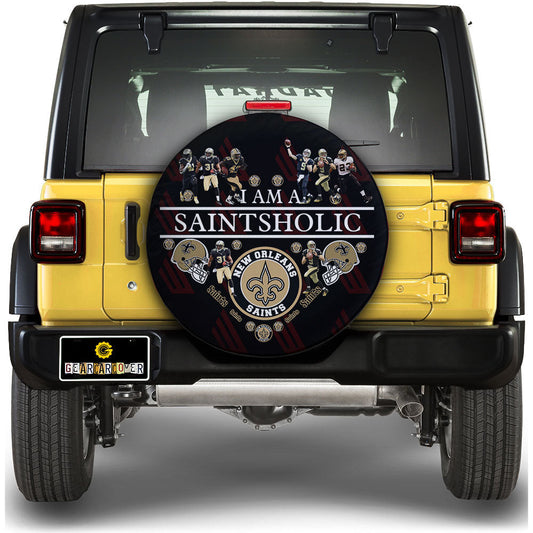 New Orleans Saints Spare Tire Covers Custom For Holic Fans - Gearcarcover - 1