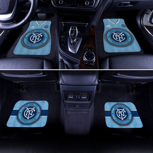 New York City FC Car Floor Mats Custom Car Accessories For Fans - Gearcarcover - 2