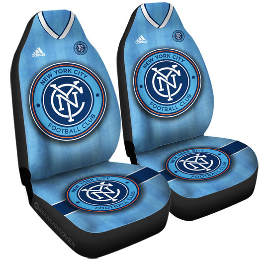 New York City FC Car Seat Covers Custom Car Accessories For Fans - Gearcarcover - 2