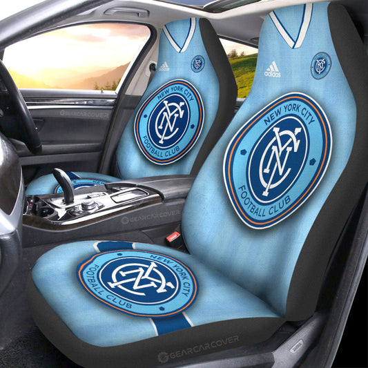 New York City FC Car Seat Covers Custom Car Accessories For Fans - Gearcarcover - 1