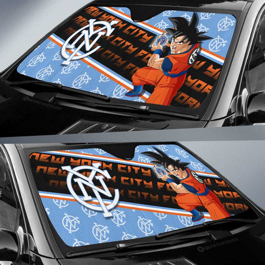 New York City FC Car Sunshade Custom Car Interior Accessories - Gearcarcover - 2