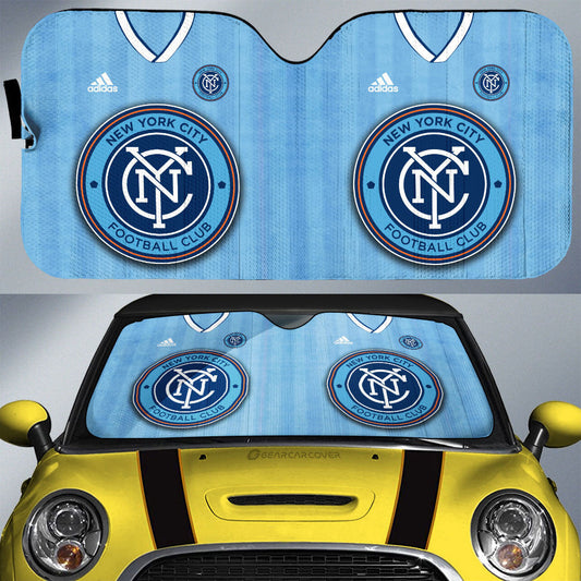 New York City FC Car Sunshade Custom Car Interior Accessories - Gearcarcover - 1