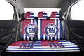 New York Giants Car Back Seat Cover Custom US Flag Style - Gearcarcover - 2