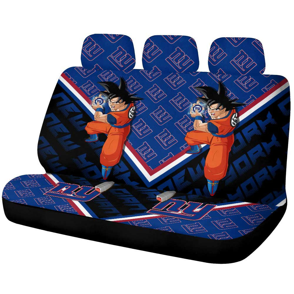 New York Giants Car Back Seat Covers Custom Car Accessories For Fans - Gearcarcover - 1