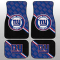 New York Giants Car Floor Mats Custom Car Accessories For Fans - Gearcarcover - 1