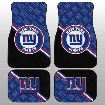 New York Giants Car Floor Mats Custom Car Accessories For Fans - Gearcarcover - 1