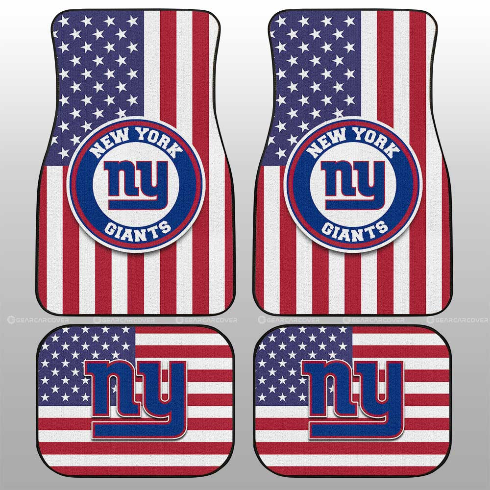 New York Giants Car Floor Mats Custom Car Decor Accessories - Gearcarcover - 1