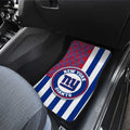 New York Giants Car Floor Mats Custom US Flag Style - Gearcarcover - 3