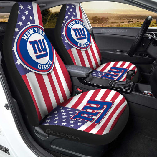 New York Giants Car Seat Covers Custom Car Decor Accessories - Gearcarcover - 1