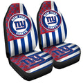 New York Giants Car Seat Covers Custom US Flag Style - Gearcarcover - 3
