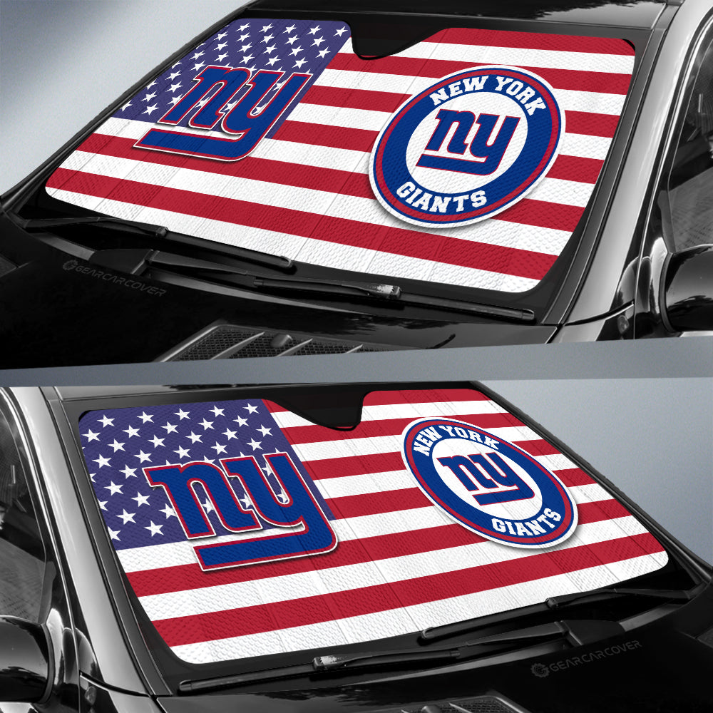 New York Giants Car Sunshade Custom Car Decor Accessories - Gearcarcover - 2