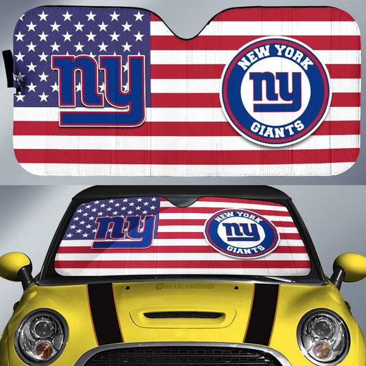 New York Giants Car Sunshade Custom Car Decor Accessories - Gearcarcover - 1
