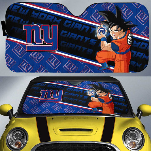 New York Giants Car Sunshade Custom Car Interior Accessories - Gearcarcover - 1