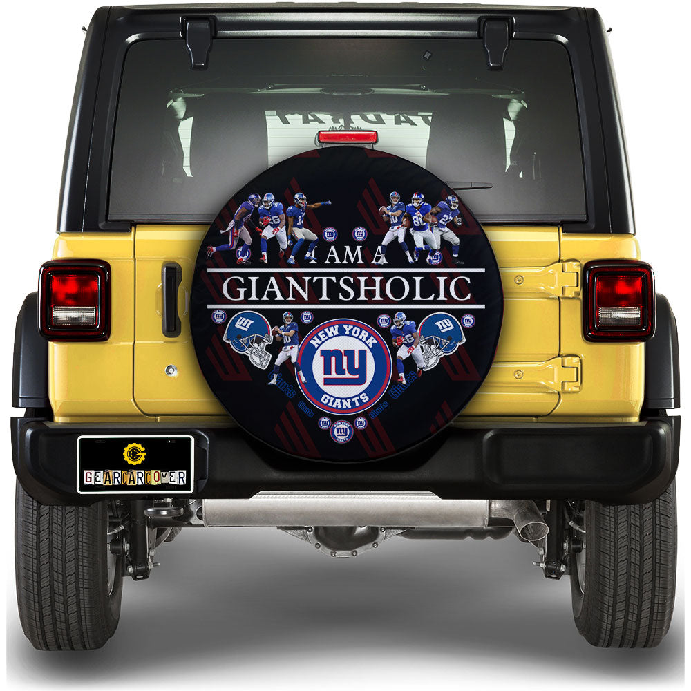 New York Giants Spare Tire Cover Custom For Holic Fans - Gearcarcover - 1
