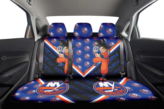 New York Islanders Car Back Seat Cover Custom Car Decorations For Fans - Gearcarcover - 2