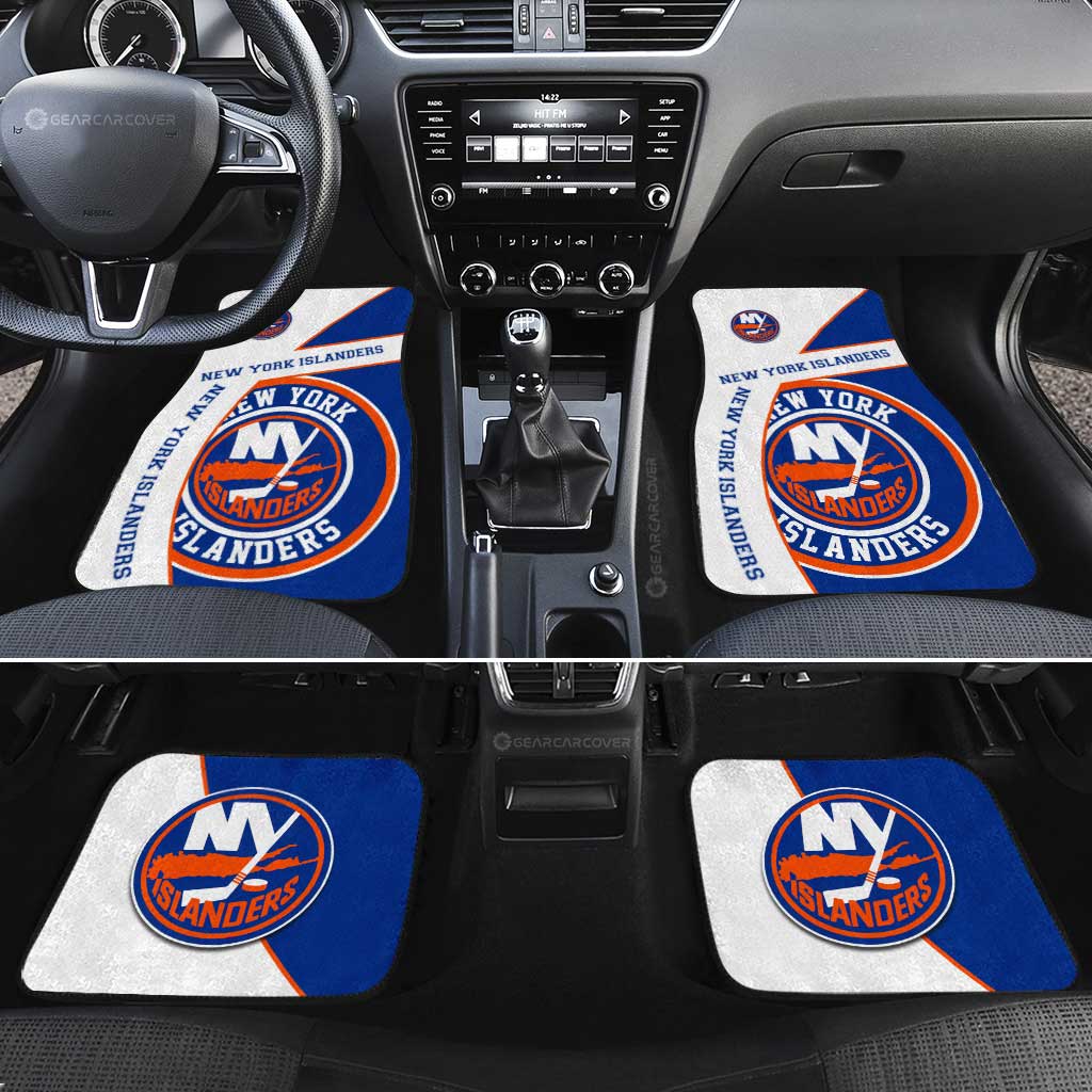 New York Islanders Car Floor Mats Custom Car Accessories For Fans - Gearcarcover - 2