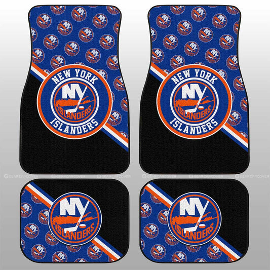New York Islanders Car Floor Mats Custom Car Accessories For Fans - Gearcarcover - 1