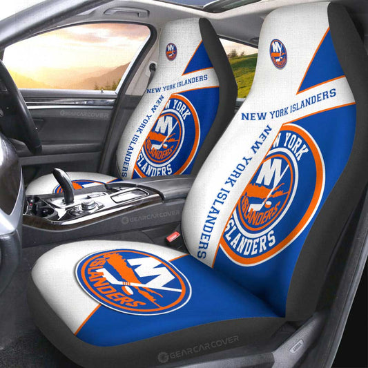 New York Islanders Car Seat Covers Custom Car Accessories For Fans - Gearcarcover - 2